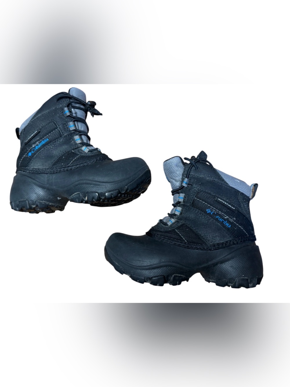 Columbia Kid Rope Tow III Black Waterproof Winter Above Ankle Snow Boot 11